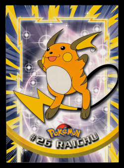 MP - Pokemon Topps Raichu #26 TV Animation Edition Series 1 (Blue Logo) - Image 1