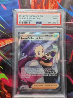 Pokemon Janine's Secret Art PSA 9 Shrouded Fable Ultra Rare 088/064 Holo EN - Image 3