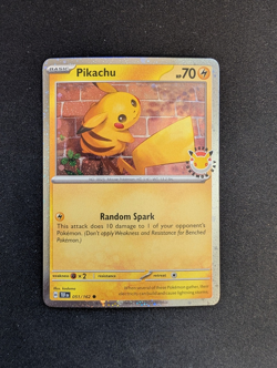 Pikachu 51/162 Stamped 2026 Pokemon Day 30th Anniversary Promo TCG - Image 1