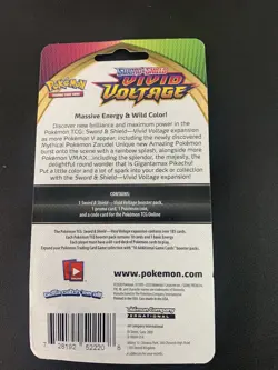 POKEMON SWORD & SHIELD-VIVID VOLTAGE BOOSTER PACK BRAND NEW, SEALED. Grookey - Image 2