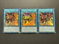 3x Synchro Rumble | AGOV-EN060 | Super Rares | LP | 1st Edition | YuGiOh! - Image 1