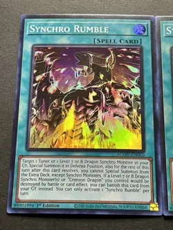 3x Synchro Rumble | AGOV-EN060 | Super Rares | LP | 1st Edition | YuGiOh! - Image 3