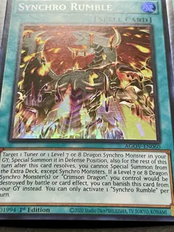 3x Synchro Rumble | AGOV-EN060 | Super Rares | LP | 1st Edition | YuGiOh! - Image 4