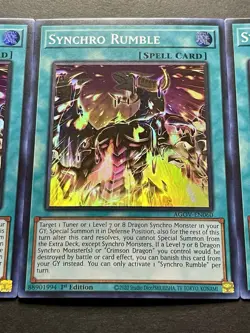 3x Synchro Rumble | AGOV-EN060 | Super Rares | LP | 1st Edition | YuGiOh! - Image 5
