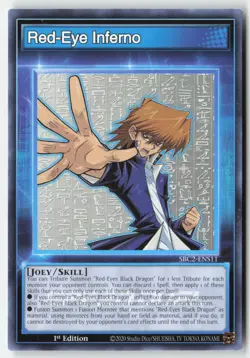 Yugioh - Red-Eye Inferno SBC2-ENS11 1st Edition - Speed Duel: Battle City Finals - Image 1