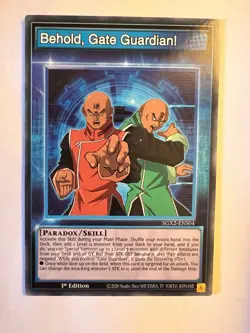 Behold, Gate Guardian! - 1st Edition YuGiOh! Speed Duel Midterm Paradox NM - Image 1