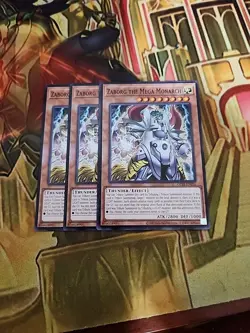 3X Zaborg The Mega Monarch OP28-EN016 Common NM Yugioh - Image 1