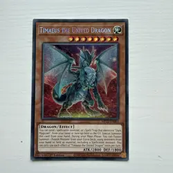 Timaeus the United Dragon MP23-EN003 Secret Rare Near Mint 1st Ed Yugioh - Image 1