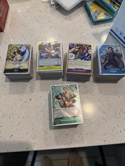 One Piece TCG Cards Bulk 2K Lot - C , UC, L, DONS! Mix, OP13, PRB2, & Various - Image 2