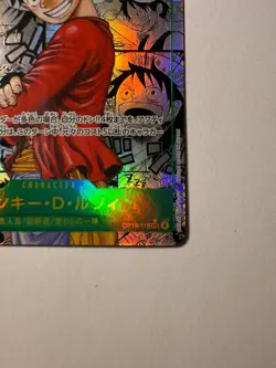 Monkey D Luffy OP13-118 SEC Manga Alt Art Carrying on His Will One Piece US - Image 5