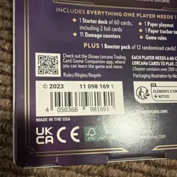 Disney Lorcana TCG The First Chapter Starter Deck Moana Mickey Mouse 60 Cards 2… - Image 3