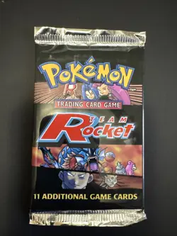 Wizards of the Coast Pokemon TCG Team Rocket Booster Pack - 11 Cards 742818061742 - Image 1