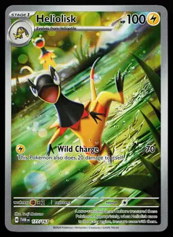 Heliolisk 177/167 Holo Illustration Rare Twilight Masquerade Pokemon Card - Image 1