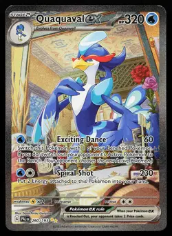 Quaquaval ex 260/193 Holo Special Illustration Rare Paldea Evolved Pokemon Card - Image 1