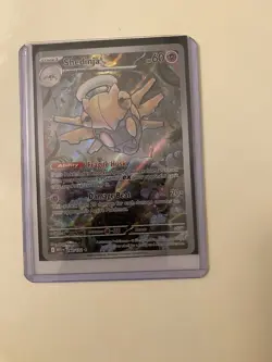 Pokemon Shedinja Illustration Rare 144/132 Card w/ Sleeve and Top Loader - Image 1