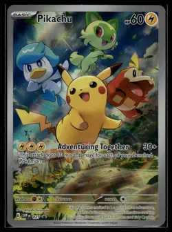 Pikachu - SV: Scarlet & Violet Promo Cards 027 Holo NM - Image 1
