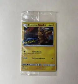 SEALED Pokemon TCG Detective Pikachu SM190 Promo Card - Image 1