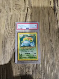 Venusaur 15/102 Base Set Vintage Holo Rare #15 Pokemon Card - Graded PSA 5 - Image 1