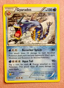 Gyarados | 23/83 | XY Generations | 2016 Pokemon TCG Card Rare | LP - Image 1