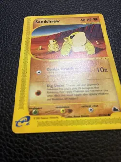 Sandshrew 92/144 Skyridge Pokemon English Card DMG - Image 3