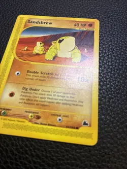 Sandshrew 92/144 Skyridge Pokemon English Card DMG - Image 4