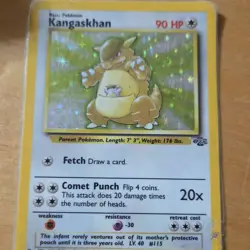 Pokemon Kangaskhan Jungle Holo Rare Unlimited 90 HP Basic Card 05/64 English - Image 1