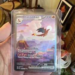 Pokemon TCG Charizard EX Scarlet & Violet 151 Card Sir 199/165 - Image 1