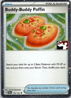 Buddy-Buddy Poffin Holo Uncommon Prize Pack Series Cards 144/162 NM - Image 1