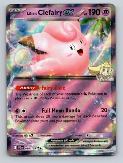 Lillie's Clefairy ex Prize Pack Series Cards #056/159 - Image 1