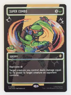 MTG Super Combo (Borderless) (Surge Foil) - Pixel Art - 0095 - TMC - NM - Image 1