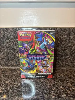 Pokemon TCG Mega Evolution Phantasmal Flames Booster Bundles New Sealed 6 Packs - Image 1