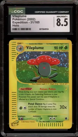 Pokemon Vileplume Expedition Holo Rare #31 CGC 8.5 - Image 1