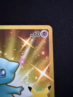Mew 025/025 Celebrations Gold Secret Rare Holo Near Mint Pokemon - Image 4