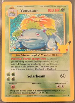 Pokemon Venusaur 15/102 Celebrations: Classic Collection Holo - Image 1