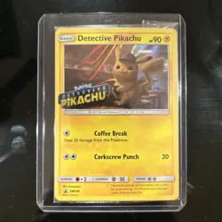 Pokemon Detective Pikachu SM190 Promo Sealed and Stamp 2019 - Image 1
