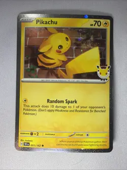 Pikachu Pokemon Day 2026 051/162 30th Anniversary Promo Pokemon TCG - Image 1