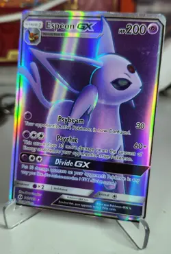 2017 Pokemon ESPEON GX 140/149 Sun & Moon Ultra Rare Holo Ultra Rare | English - Image 1