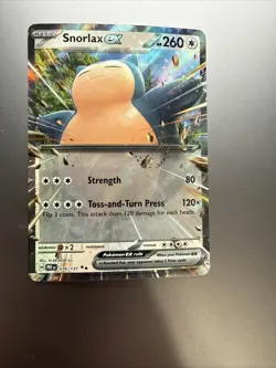 Snorlax Ex 76/131 Pokemon TCG S&V Prismatic Evolutions Double Rare Holo - Image 1