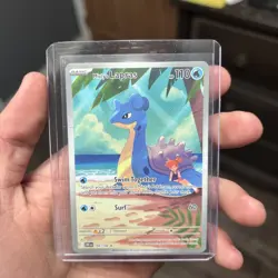 Misty's Lapras Illustration Rare 194/182 Holo Sv10 Destined Rivals Pokemon TCG - Image 1
