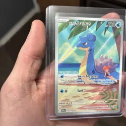 Misty's Lapras Illustration Rare 194/182 Holo Sv10 Destined Rivals Pokemon TCG - Image 4