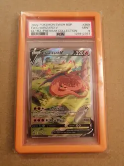 2019 POKEMON SWSH BLACK STAR PROMO CHARIZARD UPC #SWSH260 CHARIZARD V PSA 9 - Image 1