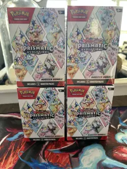 4x Prismatic Evolutions Booster Bundles - Factory Sealed - Pokemon TCG - Image 1