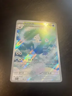 Pokemon TCG Vanillish - WHT White Flare Illustration Rare IR 112/086 - Image 2