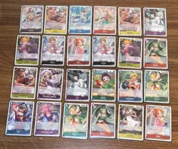 ONE PIECE CCG Heroines Edition EB-03 Lot Of 24 FOIL RARE Cards - Image 1