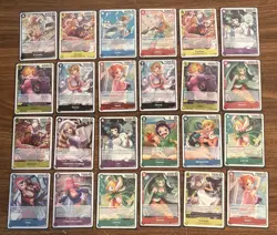 ONE PIECE CCG Heroines Edition EB-03 Lot Of 24 FOIL RARE Cards - Image 2