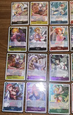 ONE PIECE CCG Heroines Edition EB-03 Lot Of 24 FOIL RARE Cards - Image 3