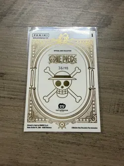 Monkey D Luffy #01 - Panini One Piece Treasure Box Ltd. Card 36/90 - Image 2