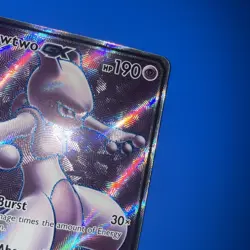 Pokemon Mewtwo GX TCG Full Art Ultra Rare Holo Card 72/73 Shining Legends NM - Image 4