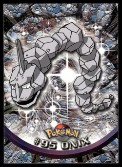 Pokemon Cards Onix #95 Topps Trading Cards Series 2 LP *1 - Image 1