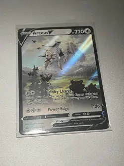 Pokemon TCG Arceus V SWSH204 Figure Collection Promo Card NM - Image 1